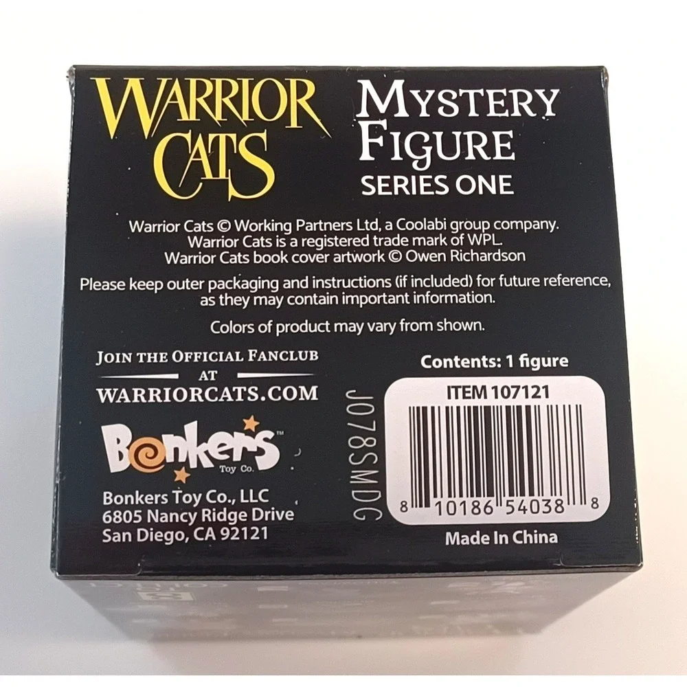Warrior Cats Mystery Figure Series 1 BrightHeart ThunderClan New Open Box